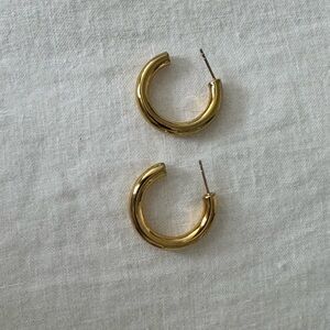 Bagatiba Mini Gold Hollow Hoops